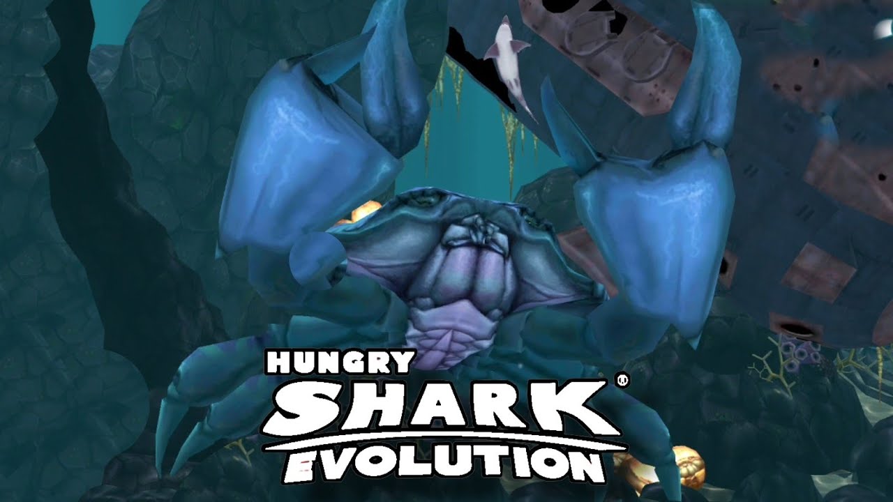 Mako Shark VS Big Gaint Crab Hungry Shark Evolution YouTube