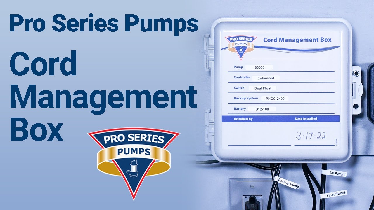 Pro Series PS-MB994 - Indoor / Outdoor Cord Management Box
