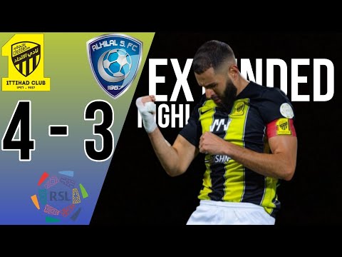 gopaywin88 x ah4d - Karim Benzema Show🔥 Al Hilal vs Al Ittihad 4-3 Full Highlights || Nobru FoOty