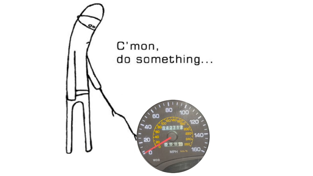 Broken Speedo - Toyota MR2 Project Car