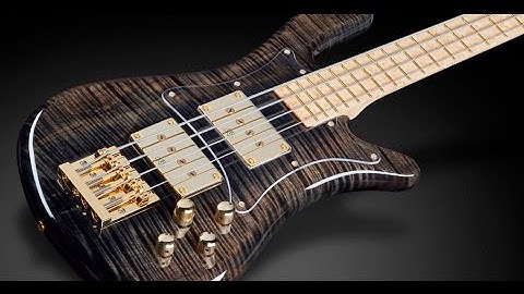 Warwick Custom Shop Masterbuilt - Streamer LX AAA Colored Flamed Maple Nirvana Black HP #16-3254