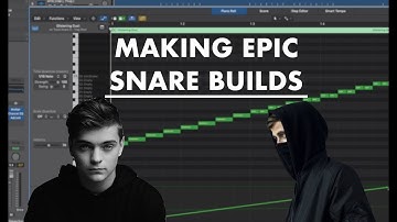 how to make snare pitch builds in Logic/Garageband for dummies