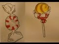 How To Draw Peppermint And Lollipop