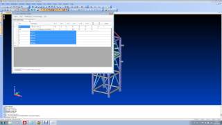 STEEL LCCreator seismic loads example