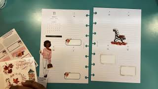 PLAN WITH ME | CLOTH & PAPER WEEKLY LINED VERTICAL | MINI HP
