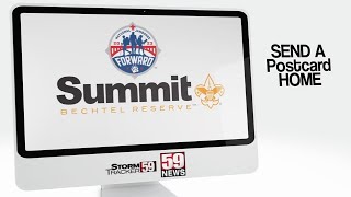 Send a postcard home from the 2023 National Scout Jamboree