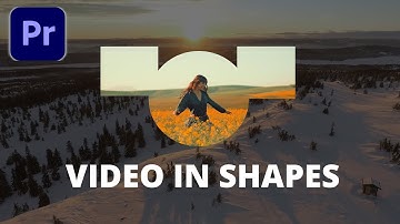 How to place VIDEO inside of a SHAPE object in Adobe Premiere Pro (Tutorial)