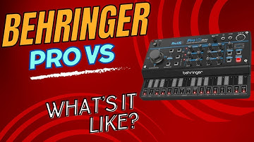 Behringer Pro VS First impressions