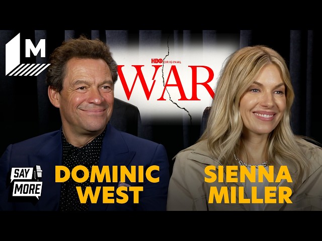 "I Was Acting My A** Off!" Dominic West & Sienna Miller Talk 'War'