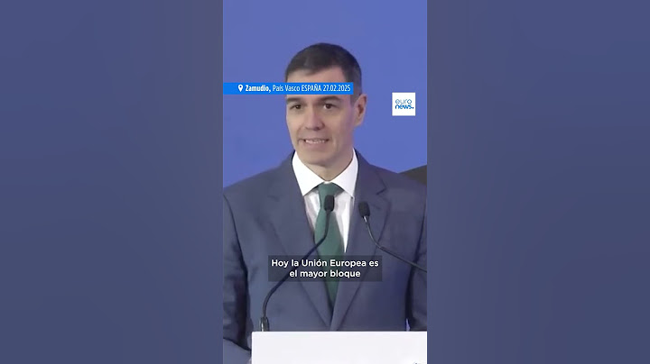 Sánchez responde a las declaraciones de Trump de que la UE se creó para 'fastidiar' a EE.UU.