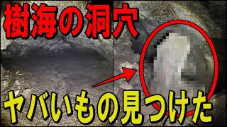 【樹海探訪後編】おじさん2人が宗教施設を探したら樹海の洞穴でもっとヤバいもの見つけた動画