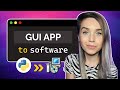 Convert gui app to real program   python to exe to setup wizard