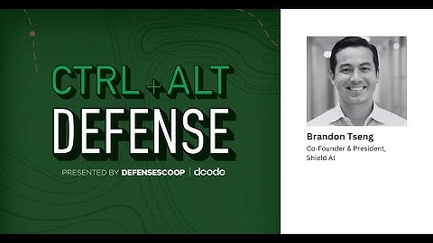 Brandon Tseng: The Autonomous Future of Defense