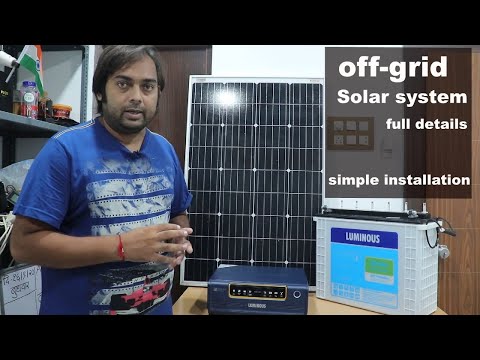 luminous off grid solar system unboxing and installation luminous nxg1100150ah battery