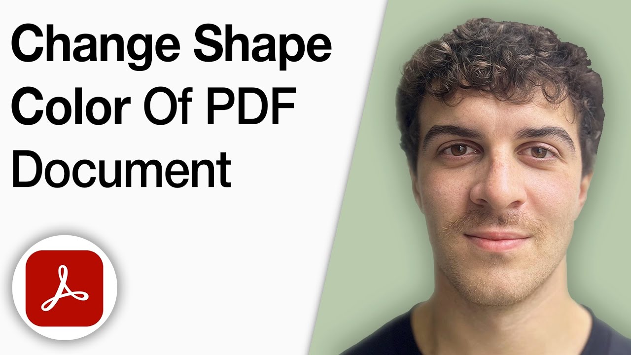 How to Change Shape Color of PDF Document in Adobe Acrobat Pro [2025 ...