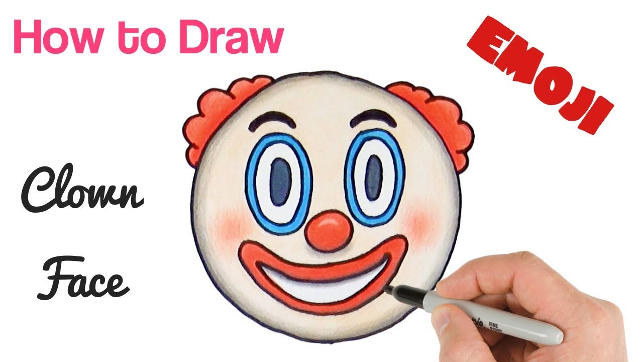 Clown Drawing Tutorial - How to draw Clown step by step