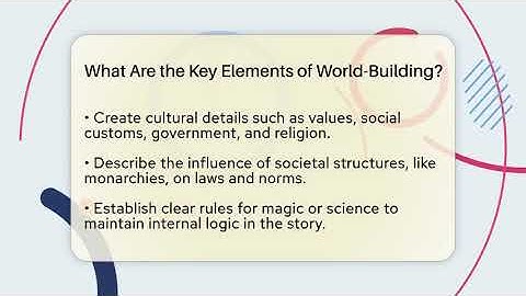 What Are the Key Elements of World-Building? - Fictional Journeys