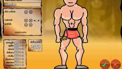 Swords and Sandals 2, Money, Stat and Level Hack Cheat engine...