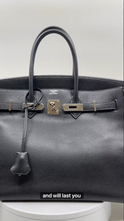 Hermes Birkin 30 Black Box Leather Bag Palladium Hardware – Mightychic