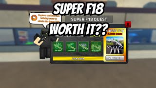 SHOULD YOU GET THE SUPER F18 IN MILITARY TYCOON?