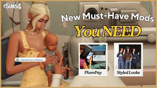 New Sims 4 Mods You NEED to Download! | Syled Looks, Childbirth Update & More🤍