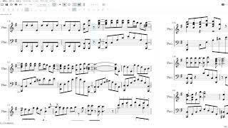 【楽譜】 HIMEHINA『藍の華』【奇蹟の歌】 Indigo Flower Piano Arr. (There is a score.