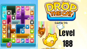 Drop The Cat Level 188 Walkthrough Solution 