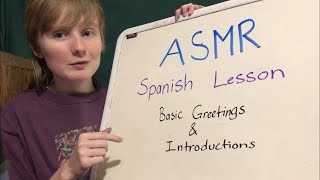 Asmr spanish lesson | basic greetings and introductions learn with me
#1