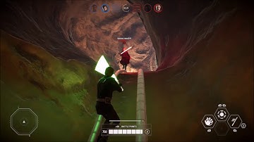 Luke Skywalker vs Count Dooku in Star Wars Battlefront II - ROUND 2