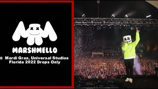 [Drops Only] Marshmello @ Mardi Gras, Universal Studios Florida 2022