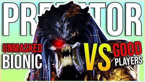 LEVEL 180 *UNMASKED* BIONIC PREDATOR vs GOOD PLAYERS in Predator Hunting Grounds 2022