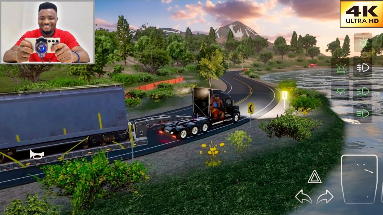 Truck Simulator Big Rigs | Ultra Realistic 4k | Night Drive New Map ...