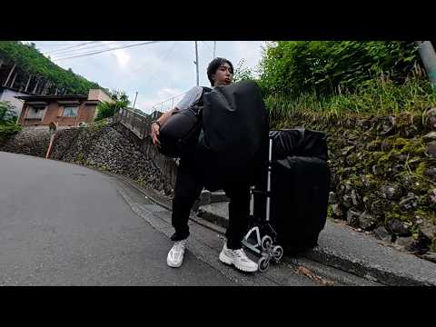 【総重量40kg】電車で行った初めてのソロキャンプが過酷すぎました