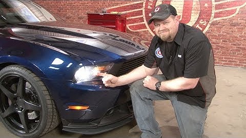 Mustang Xenon & Krypton Halogen Headlight Bulbs 2005-2012 Installation