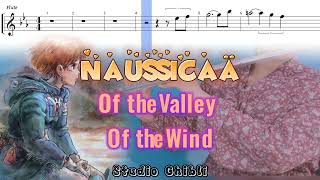 Naussicaä of the Valley of the Wind Ost | Flute cover [Sheet music] Studio Ghibli