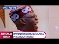 David Lyon Congratulates Pres Bola Tinubu, Vice President Kashim Shettima