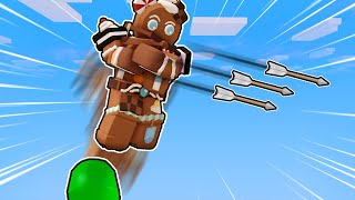 This Gingerbread Kit with The Crossbow Is OP... (Roblox Bedwars) screenshot 5