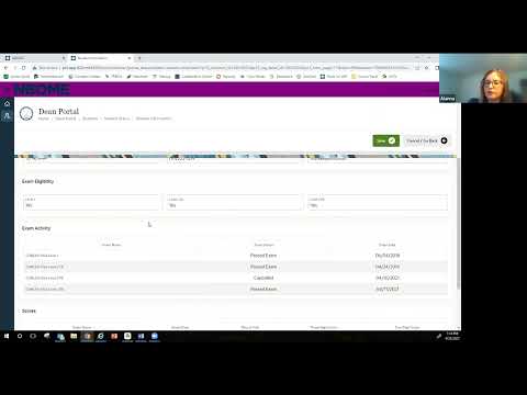 NBOME Portal Walkthrough for Deans