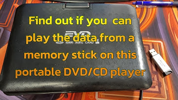 "Memory Stick Meets Portable DVD/CD Player: Can It Play? The Ultimate Test!"