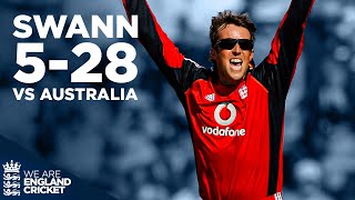 Relentless Graeme Swann Takes 5-28! | England v Australia Throwback! | England Cricket screenshot 1