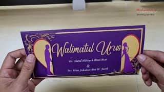 WEDDING CARD SPECIAL DIE CUT- KAD JEMPUTAN KAHWIN SPECIAL CUTTIING