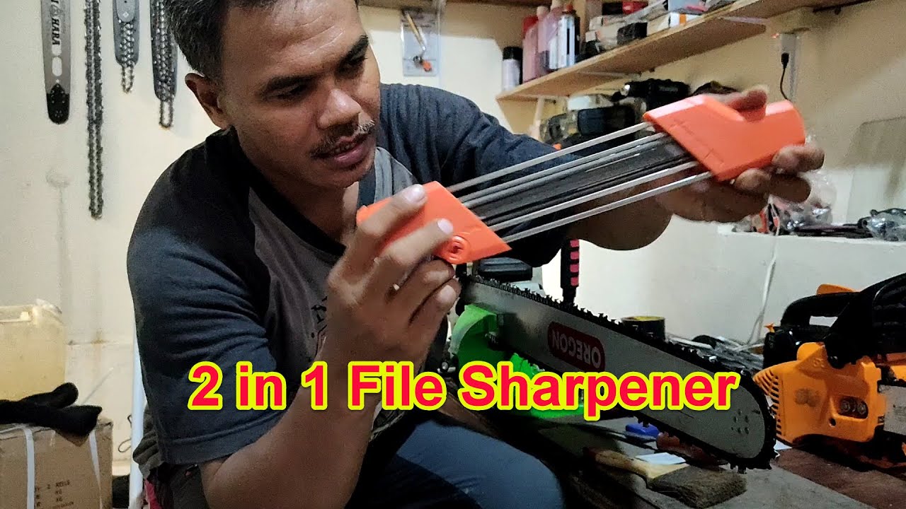 Chainsaw 2 in 1 File Sharpener - YouTube
