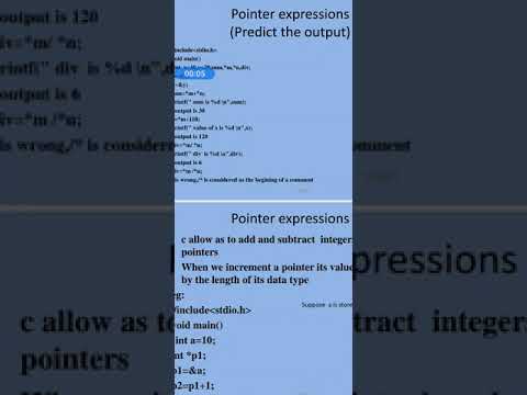 Pointer Expression Pointer