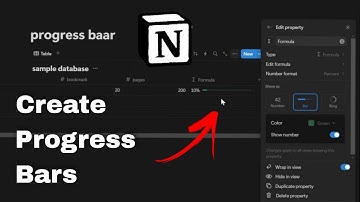 How to Create Progress Bars in Notion