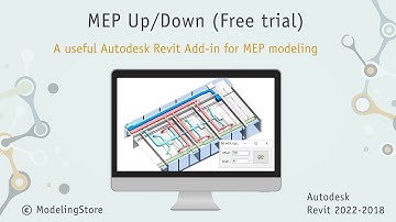 MEP updown (free trial) for Revit 2022 is available in Autodesk App Store !