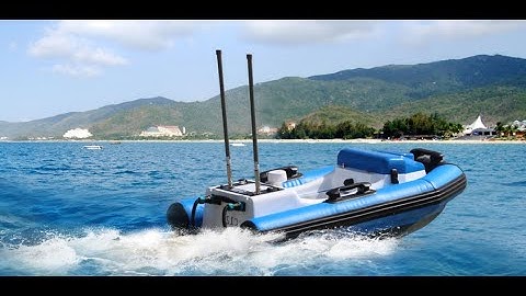 BioSonics MX Habitat Echosounder Deployed from a Small Unmanned Surface  Vessel (USV)