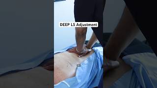 DEEP ADJUSTMENT. Dr. Rahim sings a Taylor Swift song after an L5 adjustment leads to pain relief.