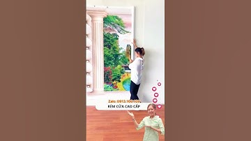 Xưởng in tranh dán tường 3d siêu nét , giá rẻ tại tphcm#tranhdántường3d #shorts