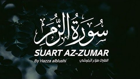 سورة الزمر القاريء هزاع البلوشي | تلاوة خاشعة ومؤثرة ترقق القلوب | Suart Az-Zumar