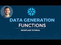 Data Generation w/ Snowflake